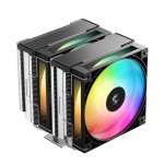 Refrigeração Ar Deepcool Socket AM4 AM5 LGA 1700 120mm AG620 G2 ARGB Duplo Ventilador