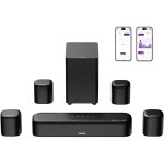 Barre de Son Ultimea Aura A60 7.1 350W Bluetooth HDMI eARC Dolby Atmos Noire