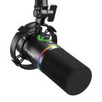 Microfone Maono PD200x dinâmico XLR com controlo de volume e RGB