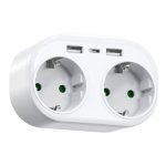Multipresa Autrucker 2 Prese USB-A 2 USB-C Compatta e Sicura