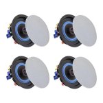 Colunas Genéricas Bluetooth 5.0 Embutidas 320W para Teto Sala Escritório