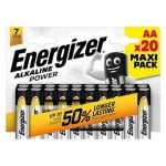 Pilas Alcalinas Energizer Power AA Pack 20 Unidades Larga Duración