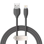 Câble USB vers Lightning Baseus Jelly 1,2 m Noir