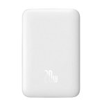 Powerbank Baseus Magnetic Mini 10000 mAh Kabelloser Lader 20 W Weiß