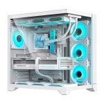 Caixa PC Hiditec H3 PRO Midi Tower ATX Vidro Temperado Branco Transparente