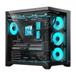 Carcasa PC Hiditec H3 PRO Midi Tower Negro Transparente ATX