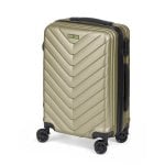 Kabinentrolley Hartschale ABS leicht robust Schuppen-Design grün 23x38x57 cm