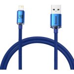 Cable USB a Lightning Baseus Crystal Shine 1,2 m Azul 2,4 A