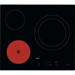 Placa Vitrocerâmica AEG TN63RAF2CB 3 Zonas 60 cm Preto