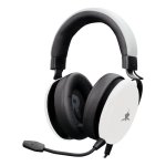 Auriculares White Shark ELEPHANT con cable, conexión 3,5 mm, gaming, micrófono y volumen rotatorio blanco y negro