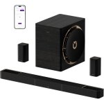 Barra de Sonido Ultimea Skywave X70 7.1.4 490W Bluetooth HDMI eARC Dolby Atmos Noire