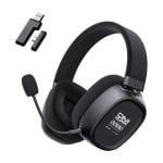 Auriculares ONIKUMA GT839 sem fios Bluetooth 5.4 2.4 GHz Gaming preto
