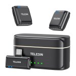 Microfono Telesin P5-MCP-01 USB-C omnidirezionale con powerbank e riduzione rumore