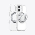 Coque pour mobile Torras Ostand R Fitness Series Transparente avec support pour iPhone 17