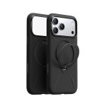 Funda para telemóvel Torras Ostand Spin Softune Series Suporte Magnético Preto para iPhone 17 Pro Max