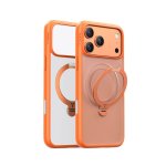 Funda für Handy Torras Ostand Spin Series Magnetischer Ständer Orange für iPhone 17 Pro