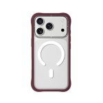 Youngkit Funda Para Iphone 17 Pro Max – Carcasa Magnética Dynamic Ii Transparente Rojo Cherry Silicone, Diseño Moderno Y Ajuste Preciso