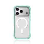 Youngkit Funda Para Iphone 17 Pro Max – Carcasa Magnética Dynamic Ii Transparente Azul Glacier Silicone, Diseño Moderno Y Ajuste Preciso