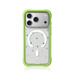 Youngkit Funda Para Iphone 17 Pro Max – Carcasa Transparente Magnética Ch Star Dot Verde Green Star, Diseño Estrella Y Ajuste Preciso