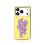 Youngkit Funda Para Iphone 17 Pro – Carcasa Magnética Ch Authentic Purple Jade Grapes, Diseño Ilustrado Y Ajuste Preciso