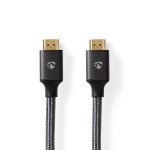 Cavo HDMI Nedis CVTB35000GY30 3 m 8K 48 Gbps Grigio