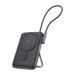 Batteria esterna magnetica Choetech B735 10000mAh 20W PD + cavo USB-C nero