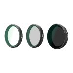 Filtro Telesin CPL VND8 UV para DJI Osmo Action 6 (3 piezas)