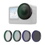 Filtro Telesin CPL/ND8/ND16/ND32 para DJI Osmo Action 6 (4 unidades)