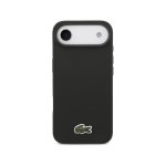 Lacoste Funda Para Iphone Air – Carcasa De Pvc Con Magsafe Negro Petit Piqué Con Logo Lacado, Protección Segura Y Ajuste Preciso