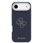 Guess Funda Para Iphone Air – Carcasa Efecto Piel Azul Con Logo Guess, Diseño Elegante Y Ajuste Preciso