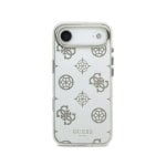 Funda para telemóvel Guess TPU Magsafe Espelho Peónias Dourado para iPhone