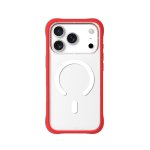 Youngkit Funda Para Iphone 17 Pro – Carcasa Magnética Dynamic Ii Transparente Roja Silicone, Diseño Moderno Y Ajuste Preciso