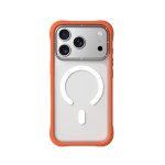 Youngkit Funda Para Iphone 17 Pro Max – Carcasa Magnética Dynamic Ii Transparente Naranja Silicone, Diseño Moderno Y Ajuste Preciso