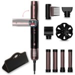 Moldeador Multifunción Cecotec AirGlisse 8in1 Flex 1400W Cerámica Iónica Coanda 8 Accesorios Pantalla Digital Negro