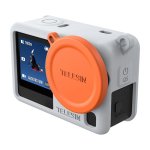 Fundas de silicona Telesin para DJI Osmo Action 6 Gris