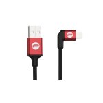 Cable USB-A a Lightning PGYTECH P-GM-115 0,35 m Negro y Rojo MFI