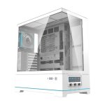 Caixa PC Darkflash DY451 PRO Branca + 1 Ventilador ARGB