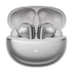 Auriculares QCY MeloBuds N70 Lite inalámbricos Bluetooth con Cancelación de Ruido, Micrófono AI y resistencia IPX5 Titanium