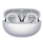 Auriculares QCY Crossky Clip C30S inalámbricos Bluetooth 6.0 con cancelación de ruido y protección IPX5 blancos