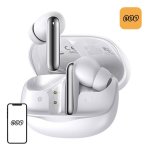 Auriculares QCY MeloBuds HT12 inalámbricos Bluetooth con Cancelación de Ruido, Micrófono y resistencia IPX4 blancos