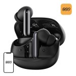 Auriculares QCY MeloBuds HT12 inalámbricos Bluetooth con Cancelación de Ruido, Micrófono y resistencia IPX4, negros