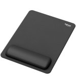 Mauspad Fellowes Breyta XL Schwarz mit Handgelenkauflage