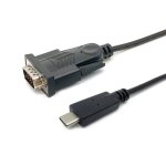 Cable USB-C a Serie DB9 EQUIP 1,5 m Negro