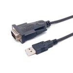 Cable Adaptador USB-A a Serie DB9 Equip 1,5 m Negro