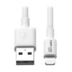 Cavo USB-A a Lightning Tripp Lite M100-003-WH 91 cm Bianco Certificato MFi