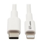 Cavo USB-C per Lightning Eaton Tripp Lite M102-003-WH 0,91 m