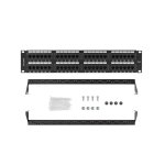 Patch-Panel Lanberg 48 Ports 2U 19" Cat.6 Schwarz