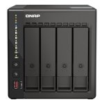 Servidor NAS QNAP TS-453E 8GB RAM Intel Celeron 4 bahías 2,5GbE HDMI M.2 NVMe