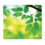 Alfombrilla para rato Fellowes Earth Series Verde 229 x 203 mm Base Antiderrapante