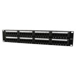 Patch-Panel Phasak 24 Ports Cat.6 1U für 19-Zoll-Rack
